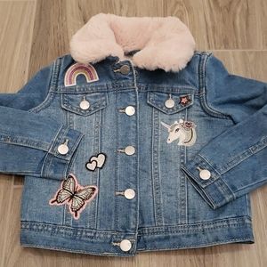 Jeans jacket unicorn 3T the children's place